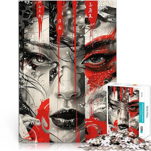 Puzzle 1000 Teile für Jugendliche Anspruchsvoll, Aber lustig und humorvoll Drachen-Geisha-Samurai Tolle Geschenke und Spielzeuge38x26cm Puzzle 1000 Teile für Jugendliche Anspruchsvoll, Aber lustig und humorvoll Drachen-Geisha-Samurai Tolle Geschenke und Spielzeuge38x26cm von AITEXI