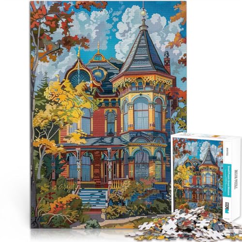 Puzzle 1000 Teile für Jugendliche Anspruchsvolles Spiel und Familienspaß Viktorianische Hausmalerei Wichtelgeschenke75x50cm Puzzle 1000 Teile für Jugendliche Anspruchsvolles Spiel und Familienspaß Viktorianische Hausmalerei Wichtelgeschenke75x50cm von AITEXI