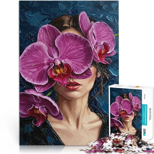 Puzzle 1000 Teile für Jugendliche Dekomprimierendes intellektuelles Lernspielzeug Orchideenportrait Eltern-Kind-Interaktion75x50cm Puzzle 1000 Teile für Jugendliche Dekomprimierendes intellektuelles Lernspielzeug Orchideenportrait Eltern-Kind-Interaktion75x50cm von AITEXI