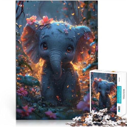 Puzzle 1000 Teile für Jugendliche Denkspiel Elefant-Cartoon-Tier eignet ganze Familie75x50cm Puzzle 1000 Teile für Jugendliche Denkspiel Elefant-Cartoon-Tier eignet ganze Familie75x50cm von AITEXI