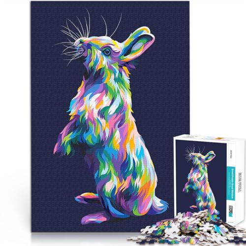 Puzzle 1000 Teile für Jugendliche Geschenke zum Suchbegriff: Herausfordernde Spiele Hase Lernspiel für Geburtstag, Weihnachten52x38cm von AITEXI