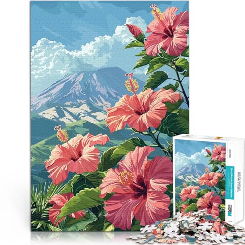 Puzzle 1000 Teile für Jugendliche Geschenke zum Suchbegriff: Herausfordernde Spiele Hibiskus und Berg EIN Kunstwerk38x26cm Puzzle 1000 Teile für Jugendliche Geschenke zum Suchbegriff: Herausfordernde Spiele Hibiskus und Berg EIN Kunstwerk38x26cm von AITEXI