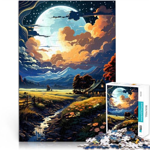 Puzzle 1000 Teile für Jugendliche Geschenke zum Suchbegriff: Herausfordernde Spiele Landschaftskunst Wanddekoration75x50cm von AITEXI
