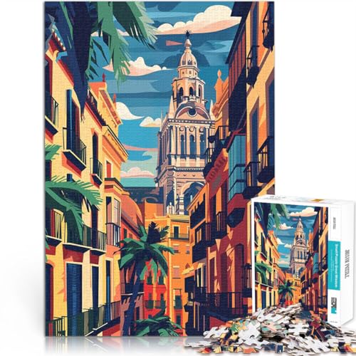 Puzzle 1000 Teile für Jugendliche Geschenke zum Suchbegriff: Herausfordernde Spiele Valencia Lernspiel für Geburtstag, Weihnachten75x50cm von AITEXI