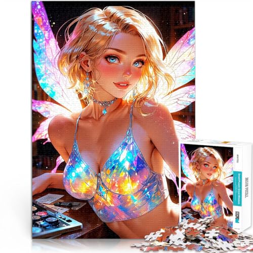 Puzzle 1000 Teile für Jugendliche Herausforderndes Spiel Brie – Die Feenprinzessin einzigartiges Herausforderungsspiel75x50cm von AITEXI