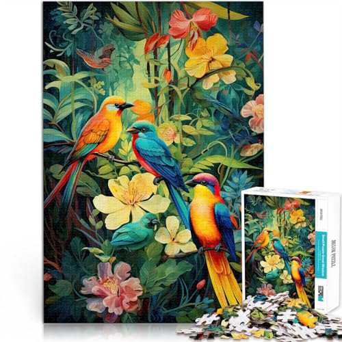 Puzzle 1000 Teile für Jugendliche Herausforderndes Spiel Entspannende Vogelgeräusche einzigartiges Herausforderungsspiel75x50cm Puzzle 1000 Teile für Jugendliche Herausforderndes Spiel Entspannende Vogelgeräusche einzigartiges Herausforderungsspiel75x50cm von AITEXI