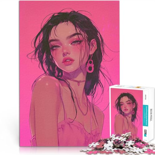Puzzle 1000 Teile für Jugendliche Interessante Stressreduzierung Anime-Mädchenporträt Geeignet für die Schreibtischdekoration75x50cm Puzzle 1000 Teile für Jugendliche Interessante Stressreduzierung Anime-Mädchenporträt Geeignet für die Schreibtischdekoration75x50cm von AITEXI