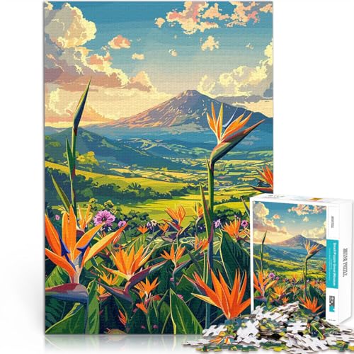 Puzzle 1000 Teile für Jugendliche Quizspiel Bergblick mit Paradiesvogel Wanddekoration Einzigartige Geburtstags- und Weihnachtsgeschenke75x50cm Puzzle 1000 Teile für Jugendliche Quizspiel Bergblick mit Paradiesvogel Wanddekoration Einzigartige Geburtstags- und Weihnachtsgeschenke75x50cm von AITEXI