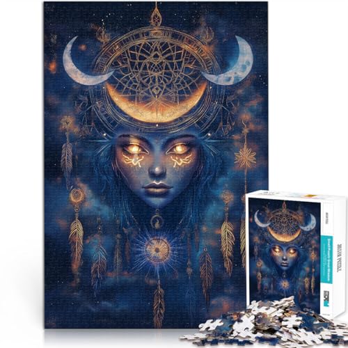 Puzzle 1000 Teile für Jugendliche Quizspiel Sternennacht-Magiehexe Lustige Aktivitäten für zu Hause, Geburtstagsgeschenk, Reisegeschenk,38x26cm Puzzle 1000 Teile für Jugendliche Quizspiel Sternennacht-Magiehexe Lustige Aktivitäten für zu Hause, Geburtstagsgeschenk, Reisegeschenk,38x26cm von AITEXI