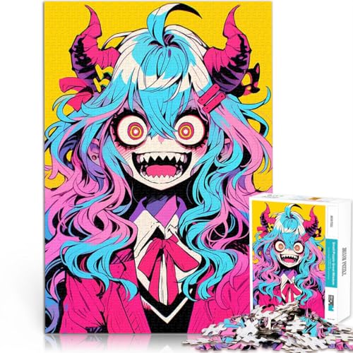 Puzzle 1000 Teile für Jugendliche Stressabbau-Spielzeug Anime-Monstermädchen denn eignet ganze Familie70x100cm von AITEXI