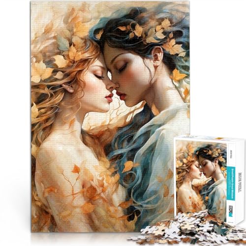 Puzzle 2000 Teile für Jugendliche Stressabbau-Spielzeug Die Vorfreude auf den Winter Wunschliste mit dem Weihnachtsmann70x100cm von AITEXI