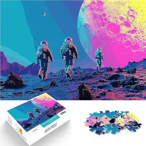 Puzzle 1000 Teile für Jugendliche Stressabbau-Spielzeug Weltraumforscher eignet ganze Familie70x100cm von AITEXI