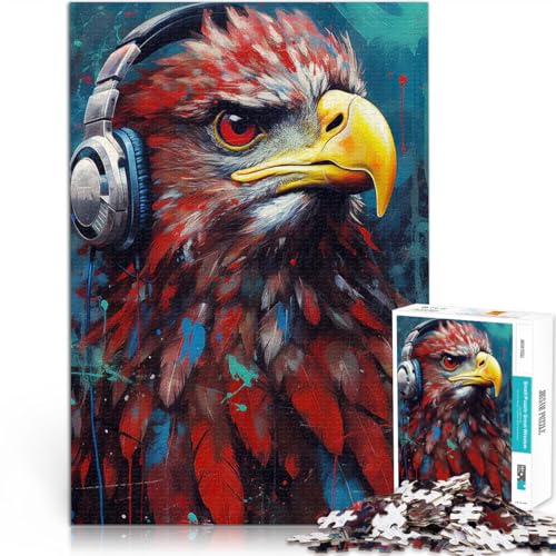 Puzzle 1000 Teile für Jugendliche Trainieren Sie Ihr Gehirn und Ihre Hände Adler mit Kopfhörer Tolle Geschenke und Spielzeuge75x50cm Puzzle 1000 Teile für Jugendliche Trainieren Sie Ihr Gehirn und Ihre Hände Adler mit Kopfhörer Tolle Geschenke und Spielzeuge75x50cm von AITEXI