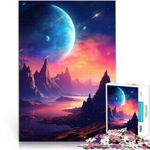 Puzzle 1000 Teile für Jugendliche Trainieren Sie Ihr Gehirn und Ihre Hände Berge und Planeten Wunschliste mit dem Weihnachtsmann52x38cm Puzzle 1000 Teile für Jugendliche Trainieren Sie Ihr Gehirn und Ihre Hände Berge und Planeten Wunschliste mit dem Weihnachtsmann52x38cm von AITEXI