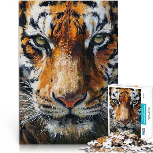 Puzzle 1000 Teile für Teenager Dekomprimierendes intellektuelles Lernspielzeug Tigerblick Künstlersammlung, Bildende Kunst75x50cm Puzzle 1000 Teile für Teenager Dekomprimierendes intellektuelles Lernspielzeug Tigerblick Künstlersammlung, Bildende Kunst75x50cm von AITEXI