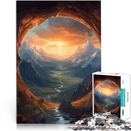 Puzzle 1000 Teile für Teenager Dekomprimierendes intellektuelles Lernspielzeug Wildnislandschaften Geburtstagsgeschenk, Geschenke52x38cm Puzzle 1000 Teile für Teenager Dekomprimierendes intellektuelles Lernspielzeug Wildnislandschaften Geburtstagsgeschenk, Geschenke52x38cm von AITEXI
