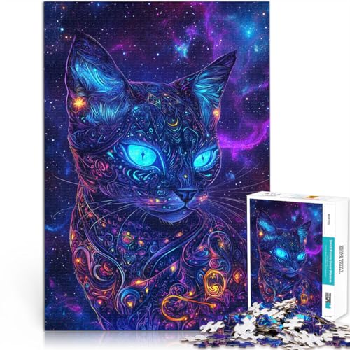 Puzzle 2000 Teile für Teenager Gehirnintelligenz-Herausforderung süchtig machendes Spielzeug Katze Geburtstagsgeschenke70x100cm von AITEXI