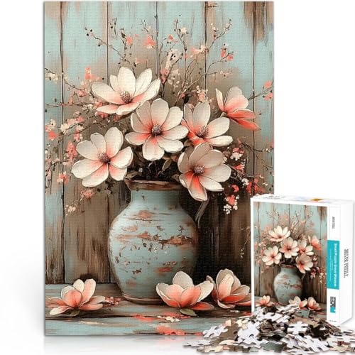 Puzzle 1000 Teile für Teenager Geschenke zum Suchbegriff: Herausfordernde Spiele Blumenstillleben Geschenkideen38x26cm von AITEXI