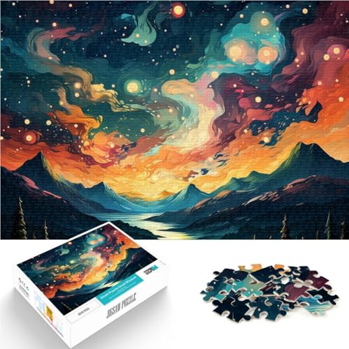 Puzzle 2000 Teile für Teenager Herausforderndes Spiel Sternenhimmel eignet ganze Familie70x100cm von AITEXI