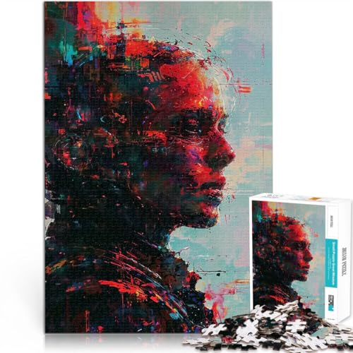 Puzzle 1000 Teile für Teenager Lernspiel-Herausforderungsspielzeug Frauen abstraktes Porträt in Rot Geschenkideen75x50cm Puzzle 1000 Teile für Teenager Lernspiel-Herausforderungsspielzeug Frauen abstraktes Porträt in Rot Geschenkideen75x50cm von AITEXI