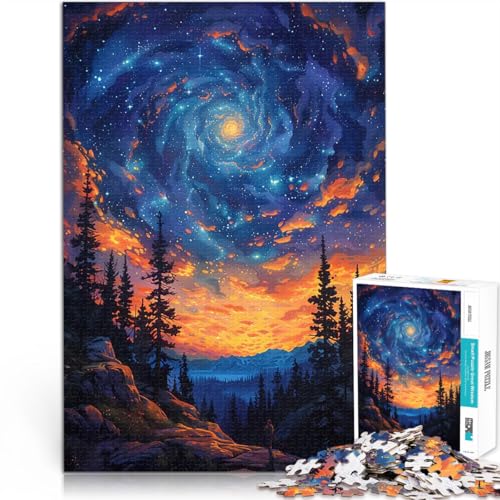Puzzle 1000 Teile für Teenager Spielzeug-Intellektuelles Spiel Sonnenuntergang in der Spiralgalaxie Heimdekoration70x100cm Puzzle 1000 Teile für Teenager Spielzeug-Intellektuelles Spiel Sonnenuntergang in der Spiralgalaxie Heimdekoration70x100cm von AITEXI
