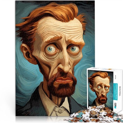 Puzzle 1000 Teile für Teenager Spielzeug-Intellektuelles Spiel Vincent Van Gogh-Karikatur Wunschliste mit dem Weihnachtsmann38x26cm Puzzle 1000 Teile für Teenager Spielzeug-Intellektuelles Spiel Vincent Van Gogh-Karikatur Wunschliste mit dem Weihnachtsmann38x26cm von AITEXI
