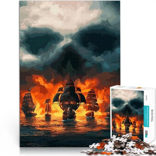 Puzzle 1000 Teile für Teenager Spielzeug für die ganze Familie Schädel- und Knochenspiel Tolle Geschenke und Spielzeuge75x50cm Puzzle 1000 Teile für Teenager Spielzeug für die ganze Familie Schädel- und Knochenspiel Tolle Geschenke und Spielzeuge75x50cm von AITEXI