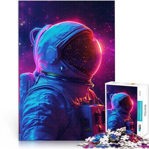 Puzzle 1000 Teile für Teenager Stressabbau-Spielzeug Astronautenästhetik denn eignet ganze Familie52x38cm von AITEXI