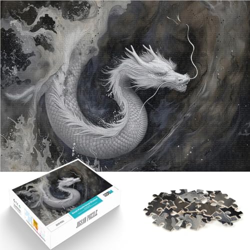 Puzzle 1000 Teile für Teenager Stressabbau – Staycation – Zeit totschlagen Weißer Drache Lernspiel für Geburtstag, Weihnachten52x38cm Puzzle 1000 Teile für Teenager Stressabbau – Staycation – Zeit totschlagen Weißer Drache Lernspiel für Geburtstag, Weihnachten52x38cm von AITEXI