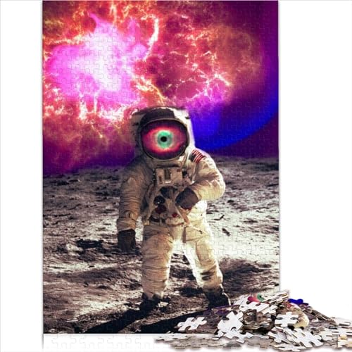 Puzzle for Adults Adult Puzzles by Astronaut Wooden Jigsaw Puzzles for Adults and Kids Age 14 Years Up Birthday Gift for Adults Boys Girls 1000pcs（50x75cm） von AITEXI