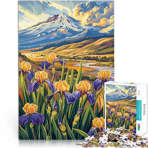 Puzzle für Erwachsene, 1000 Teile Anspruchsvoll, Aber lustig und humorvoll Berg-Iris Geburtstagsgeschenk, Geschenke75x50cm Puzzle für Erwachsene, 1000 Teile Anspruchsvoll, Aber lustig und humorvoll Berg-Iris Geburtstagsgeschenk, Geschenke75x50cm von AITEXI