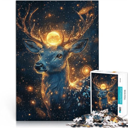 Puzzle für Erwachsene, 1000 Teile Anspruchsvolles Spiel und Familienspaß Fantasy Soul Hirsch Einzigartige Wohndekoration und Geschenke38x26cm Puzzle für Erwachsene, 1000 Teile Anspruchsvolles Spiel und Familienspaß Fantasy Soul Hirsch Einzigartige Wohndekoration und Geschenke38x26cm von AITEXI