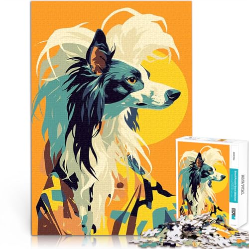 Puzzle für Erwachsene, 1000 Teile Denkspiel Modische chinesische Crested minimalistische Kunstillustration Geschenkideen75x50cm Puzzle für Erwachsene, 1000 Teile Denkspiel Modische chinesische Crested minimalistische Kunstillustration Geschenkideen75x50cm von AITEXI