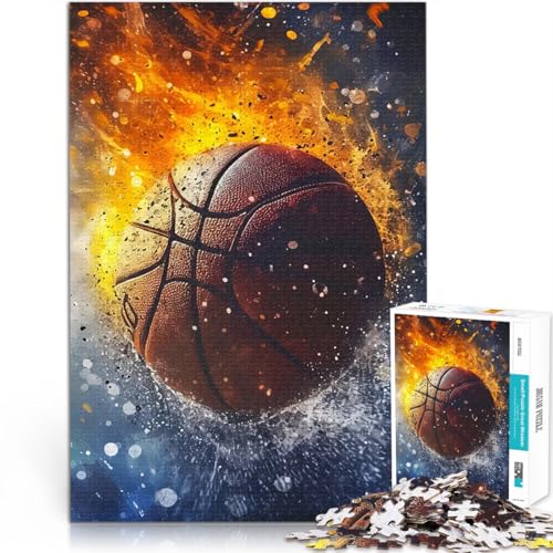 Puzzle für Erwachsene, 1000 Teile Geschenke zum Suchbegriff: Herausfordernde Spiele Basketballsport Geschenkideen75x50cm von AITEXI