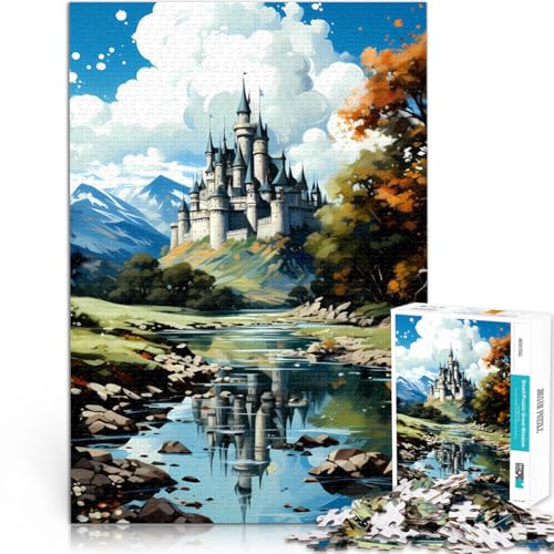 Puzzle für Erwachsene, 1000 Teile Geschenke zum Suchbegriff: Herausfordernde Spiele Landschaftskunst EIN Kunstwerk52x38cm von AITEXI