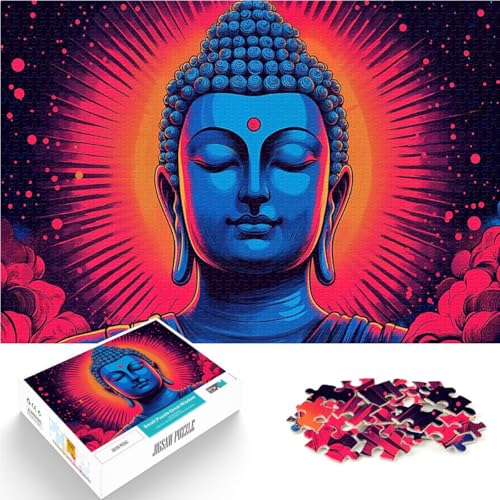 Puzzle für Erwachsene, 1000 Teile Herausforderndes Spielspielzeug Buddha-Comic-Kunststil Geeignet für die Schreibtischdekoration38x26cm Puzzle für Erwachsene, 1000 Teile Herausforderndes Spielspielzeug Buddha-Comic-Kunststil Geeignet für die Schreibtischdekoration38x26cm von AITEXI