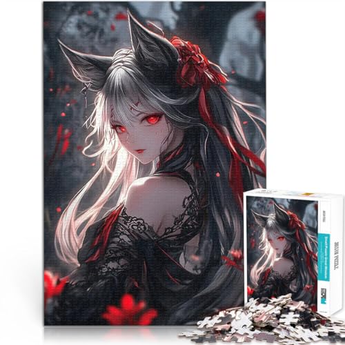 Puzzle für Erwachsene, 1000 Teile Lernspiele DIY Spielzeug Anime-Mädchen mit Wolf-Cosplay Einzigartige Wohndekoration und Geschenke75x50cm Puzzle für Erwachsene, 1000 Teile Lernspiele DIY Spielzeug Anime-Mädchen mit Wolf-Cosplay Einzigartige Wohndekoration und Geschenke75x50cm von AITEXI