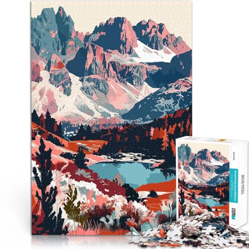 Puzzle für Erwachsene, 1000 Teile Quizspiel Dolomiten Bergsee Landschaft Italien denn eignet ganze Familie38x26cm Puzzle für Erwachsene, 1000 Teile Quizspiel Dolomiten Bergsee Landschaft Italien denn eignet ganze Familie38x26cm von AITEXI