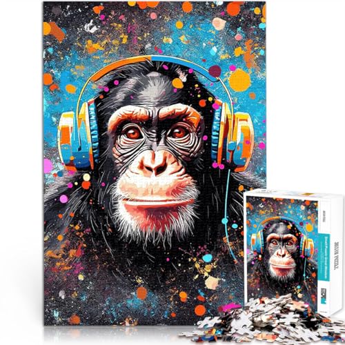 Puzzle für Erwachsene, 1000 Teile Spiele Spielzeug Geschenk Monkey DJ Musik denn eignet ganze Familie52x38cm Puzzle für Erwachsene, 1000 Teile Spiele Spielzeug Geschenk Monkey DJ Musik denn eignet ganze Familie52x38cm von AITEXI