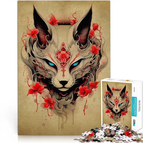 Puzzle für Erwachsene, 1000 Teile Trainieren Sie Ihr Gehirn und Ihre Hände Kitsune Fox Nr. 10 Lernspiel für Geburtstag, Weihnachten52x38cm Puzzle für Erwachsene, 1000 Teile Trainieren Sie Ihr Gehirn und Ihre Hände Kitsune Fox Nr. 10 Lernspiel für Geburtstag, Weihnachten52x38cm von AITEXI