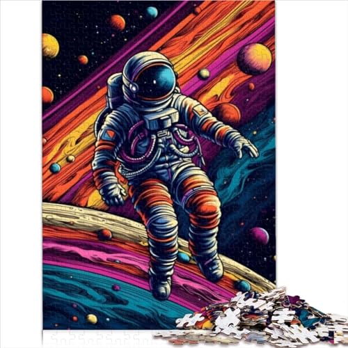 Puzzle für Erwachsene, 1000 große Teile, Puzzle für Erwachsene, buntes Astronauten-Holzpuzzle für Erwachsene und Kinder ab 10 Jahren, Denksport-Puzzle (50 x 75 cm) von AITEXI