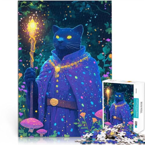 Puzzle für Erwachsene 1000 Teile Anspruchsvoll, Aber lustig und humorvoll Schwarzer Katzenzauberer Lernspiel für Geburtstag, Weihnachten38x26cm Puzzle für Erwachsene 1000 Teile Anspruchsvoll, Aber lustig und humorvoll Schwarzer Katzenzauberer Lernspiel für Geburtstag, Weihnachten38x26cm von AITEXI