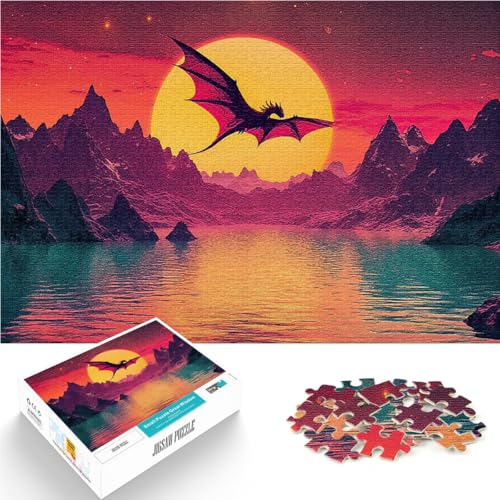 Puzzle für Erwachsene 1000 Teile Anspruchsvolles Spiel und Familienspaß Drachenflug bei Sonnenuntergang Geburtstagsgeschenke75x50cm Puzzle für Erwachsene 1000 Teile Anspruchsvolles Spiel und Familienspaß Drachenflug bei Sonnenuntergang Geburtstagsgeschenke75x50cm von AITEXI