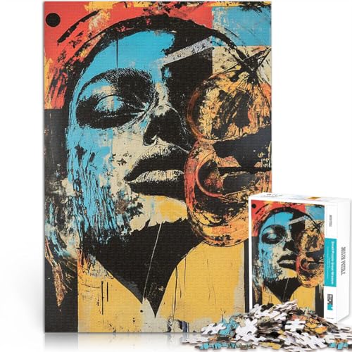 Puzzle für Erwachsene 1000 Teile Dekomprimierendes intellektuelles Lernspielzeug Vintage-Kunst einzigartiges Herausforderungsspiel38x26cm Puzzle für Erwachsene 1000 Teile Dekomprimierendes intellektuelles Lernspielzeug Vintage-Kunst einzigartiges Herausforderungsspiel38x26cm von AITEXI