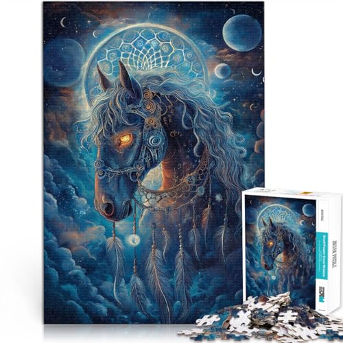 Puzzle für Erwachsene 1000 Teile Familienspiel für und Fantasie-Zauberpferd Jedes Stück ist einzigartig – Anspruchsvolles Familienspiel38x26cm Puzzle für Erwachsene 1000 Teile Familienspiel für und Fantasie-Zauberpferd Jedes Stück ist einzigartig – Anspruchsvolles Familienspiel38x26cm von AITEXI