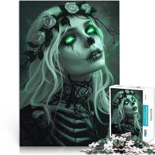 Puzzle für Erwachsene 1000 Teile Familienspiel für und Neongrüne Zombieprinzessin Verbessern Sie das Gedächtnis75x50cm Puzzle für Erwachsene 1000 Teile Familienspiel für und Neongrüne Zombieprinzessin Verbessern Sie das Gedächtnis75x50cm von AITEXI