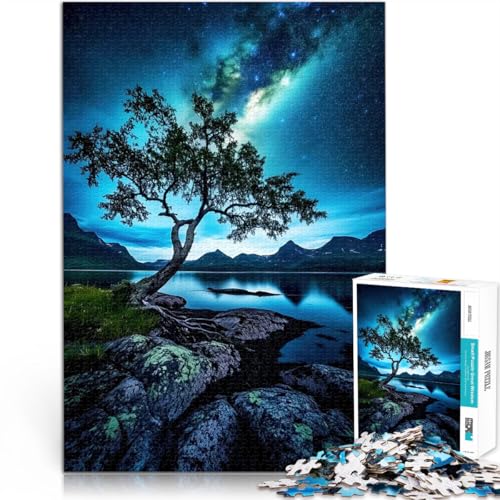 Puzzle für Erwachsene 1000 Teile Familienspiel zum Stressabbau, schwierige Herausforderung Sterne über dem See Geschenk zum Geburtstag52x38cm Puzzle für Erwachsene 1000 Teile Familienspiel zum Stressabbau, schwierige Herausforderung Sterne über dem See Geschenk zum Geburtstag52x38cm von AITEXI