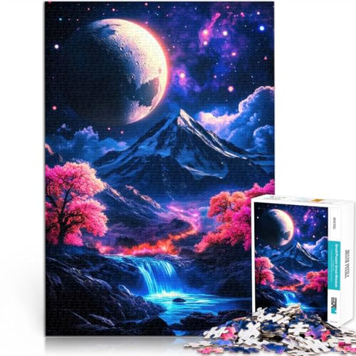 Puzzle für Erwachsene 1000 Teile Für Familienspaß Fantasy Wasserfall Berglandschaft Verbessern Sie das Gedächtnis75x50cm Puzzle für Erwachsene 1000 Teile Für Familienspaß Fantasy Wasserfall Berglandschaft Verbessern Sie das Gedächtnis75x50cm von AITEXI