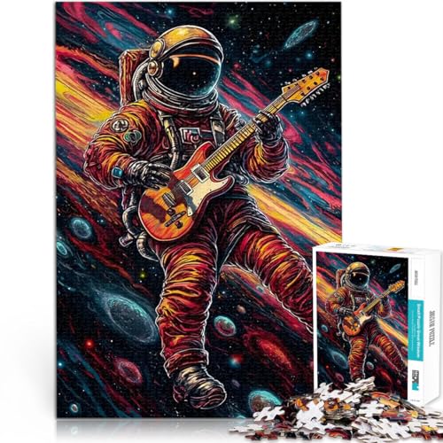 Puzzle für Erwachsene 2000 Teile Handgeschwindigkeitswettbewerb Astro spielt Gitarre Die Liebe zwischen Paaren stärken70x100cm von AITEXI