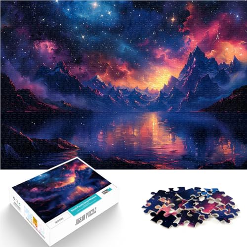 Puzzle für Erwachsene 1000 Teile Herausforderndes Spiel Galaxie Sonnenuntergang Landschaft Lernspiel für Geburtstag, Weihnachten52x38cm Puzzle für Erwachsene 1000 Teile Herausforderndes Spiel Galaxie Sonnenuntergang Landschaft Lernspiel für Geburtstag, Weihnachten52x38cm von AITEXI